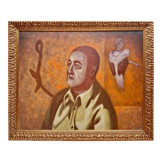 A Soulful Modernist Portrait, by Boris Deutsch (1892-1978) For Sale