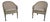 Sherrill Pair of Neoclassical Barrel Back Tub Armchairs For Sale