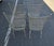 Unmarked From our Family Estate. Russell Woodard wrought iron Mesh patio glass top table and 4 chairs. Rare mid 1960's...