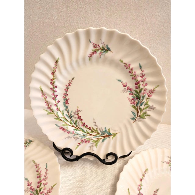 Royal Doulton Vintage Royal Doulton Bell Heather Dinner Plates- Set of 4 For Sale - Image 4 of 10