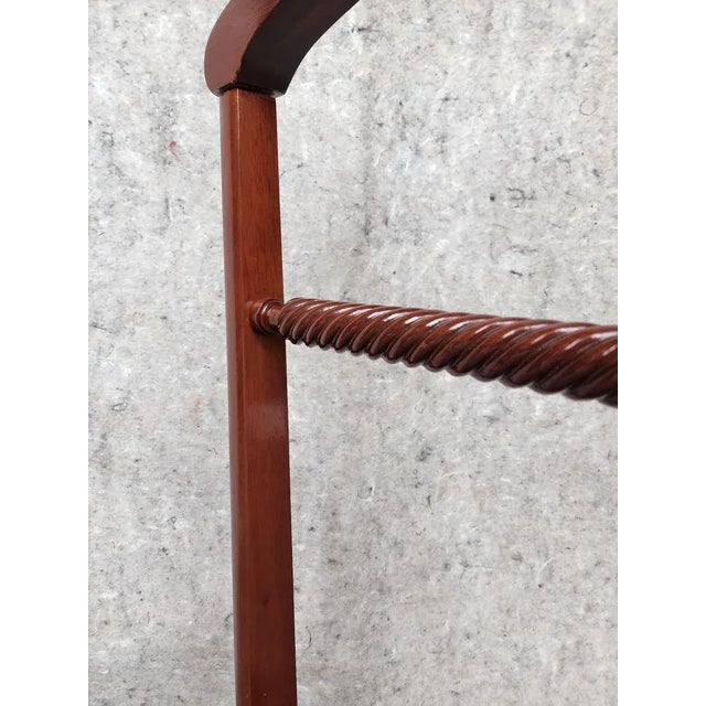 Late 20th Century Late 20th Century Valet-Walnut-Spiral Rail For Sale - Image 5 of 5