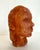 Vintage Signed Hand-Made Clay Female Bust Sculpture in Terracotta Finish For Sale In Los Angeles - Image 6 of 10