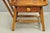 Brown Vintage Hunt Country Furniture Pine Wood Writing Desk Windsor Chair W/ Drawer For Sale - Image 8 of 18
