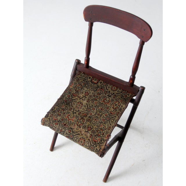 Antique 1800s Military Folding Camp Chair For Sale - Image 11 of 12