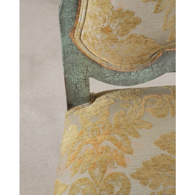 Set of Ten Minton-Spidell Country French Painted Dining Chairs For Sale - Image 16 of 18