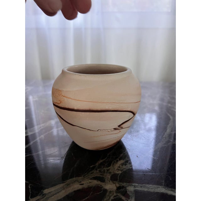 1940s 1940s Nemadji Pottery Vase For Sale - Image 5 of 5