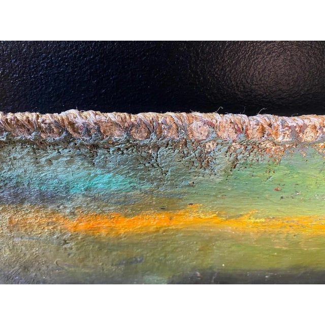 Textile Gilbert Pauli, Juger, Oil on Burlap, 2002 For Sale - Image 7 of 11