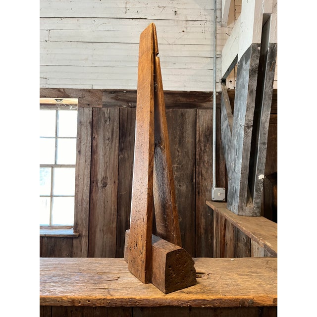 Late 19th Century Antique Wooden Horse Harness Vise For Sale - Image 5 of 6