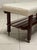 Large Vintage Bench in Teak and Fabric, 1960s For Sale - Image 6 of 18