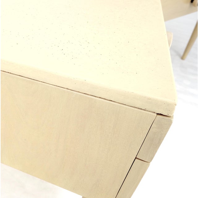 Mid-Century Modern Bleached Walnut Cork Tops Paul Frankl End Side Tables MINT! For Sale - Image 18 of 18