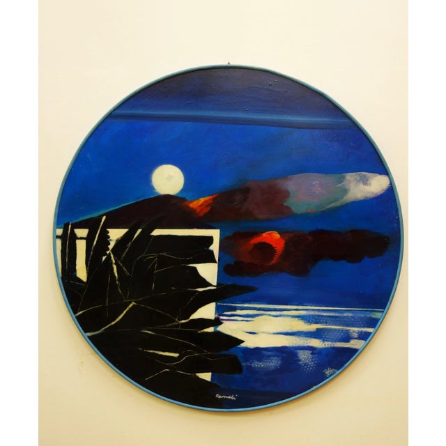 1980s Fernando Farfulli, Night Landscape, 1989 For Sale - Image 5 of 5