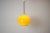 Yellow Mid-Century Glass Pendant, 1960's For Sale - Image 8 of 11