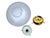 1960s Murano Glass Ceiling Lamp with Swirl Work from Manifattura Di Murano, 1960s For Sale - Image 5 of 7