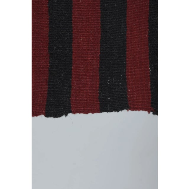 Striped Turkish Kilim Runner Rug For Sale - Image 10 of 12