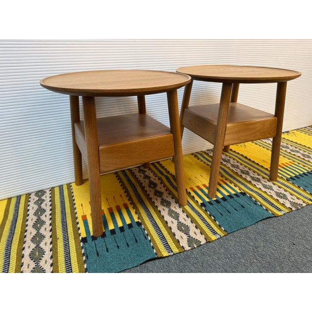2020s Gabriel Tan for Design Within Reach Edge Side Tables/Nightstands, Pair For Sale - Image 5 of 15