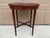 1930s Regency-Style Mahogany Oval Side Table With Cross-Stretcher Base For Sale - Image 11 of 11