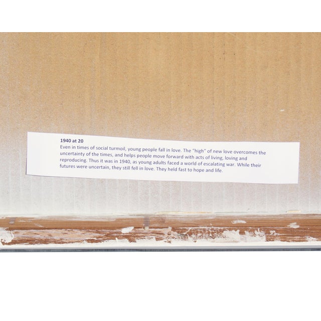 1980 "1942 at 20" Mixed Media Assemblage by Nancy Hathaway For Sale - Image 9 of 9