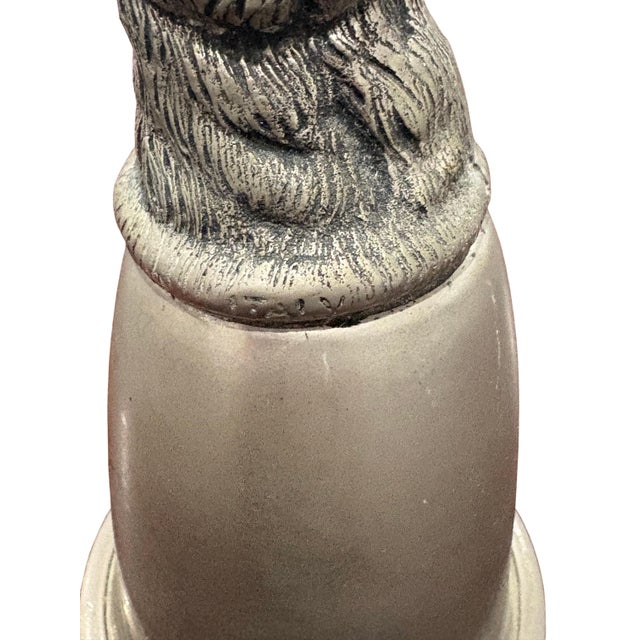 Vintage Gucci Silver-Tone Rabbit Hare Head Stirrup Cup For Sale In Charlotte - Image 6 of 7