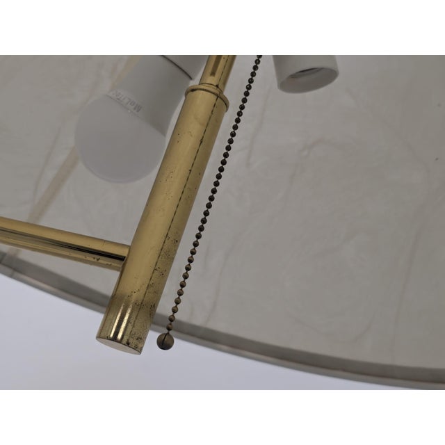 Hollywood Regency Brass Table Lamp For Sale - Image 6 of 18