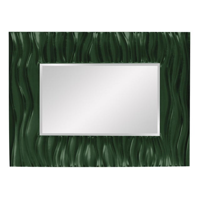 Contemporary Zenith Mirror - Glossy Hunter Green For Sale - Image 3 of 6