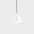 Mid-Century Modern Daniel Becker 'Emily Iii' Pendant Lamp in Matte White for Moss Objects For Sale - Image 3 of 10