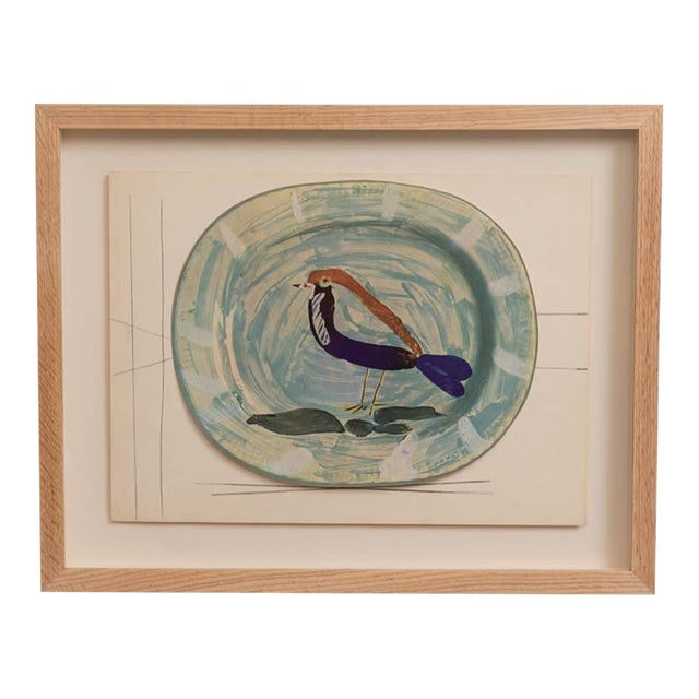 1948 Framed Lithographic Plate, Céramiques De Picasso For Sale