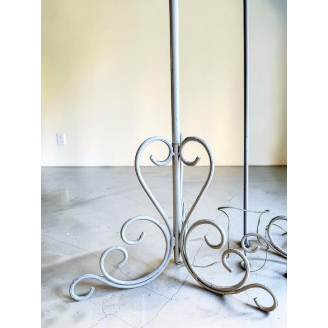 1950s Wrought Iron Floor Lamps, 1950s, Set of 2 For Sale - Image 5 of 12