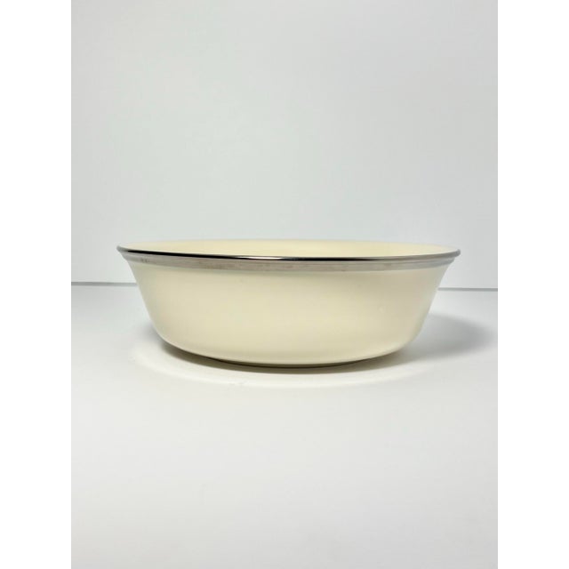 Lenox Lenox “Solitaire” Porcelain All Purpose Bowls - Set of 12 For Sale - Image 4 of 6