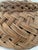 Wood Vintage Artisan Handcrafted Round Rattan Basket For Sale - Image 7 of 11