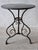 French Antique Arras Bistro Table in Wrought Iron with Horseshoe Feet, 1890s For Sale - Image 10 of 12