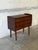 Mid-Century Modern Small Rosewood 3-Drawer Dresser With Sculpted Handle Pulls Danish Mid-Century Modern 1960s For Sale - Image 3 of 11