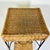 1980s Vintage Coastal Boho Chic Arts & Crafts Wicker and Twisted Rope Metal Plant Stand For Sale - Image 12 of 12