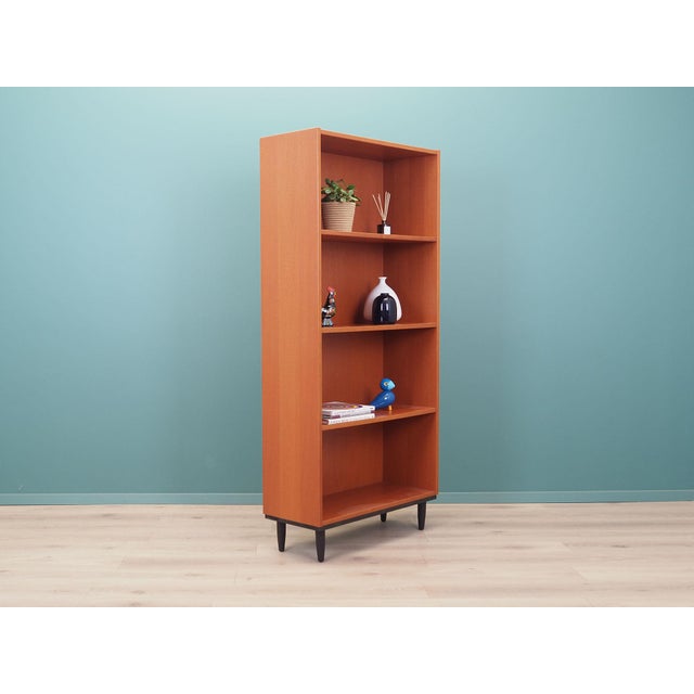 Vintage Danish Ash Bookcase, 1970s For Sale - Image 4 of 11