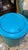 Poltrona Frau Dilly Dally Dressing Table in Turquoise by Luigi Massoni for Poltrona Frau, 1968 For Sale - Image 4 of 14