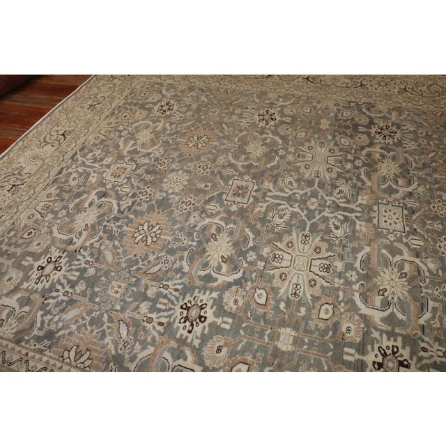 Gray Persian Malayer Rug rug no.j3945 For Sale - Image 9 of 10