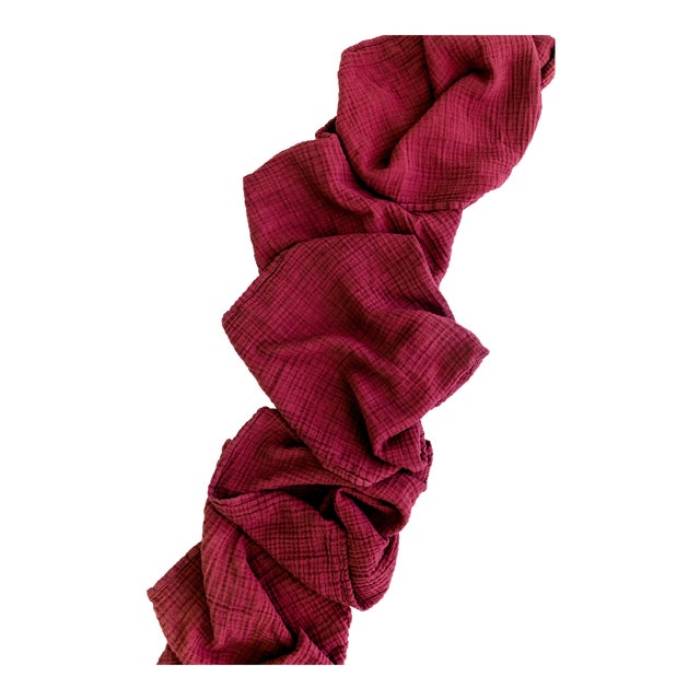 Bordeaux Organic Cotton Runner For Sale