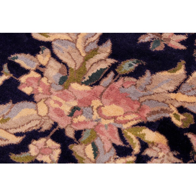 Shabby Chic Pak-Persian Blue/Gray Wool Rug - 9'2'' X 12'0'' For Sale In New York - Image 6 of 9