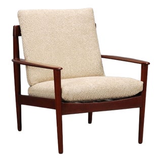 Vintage Lounge Chair in Teak, 1960s For Sale