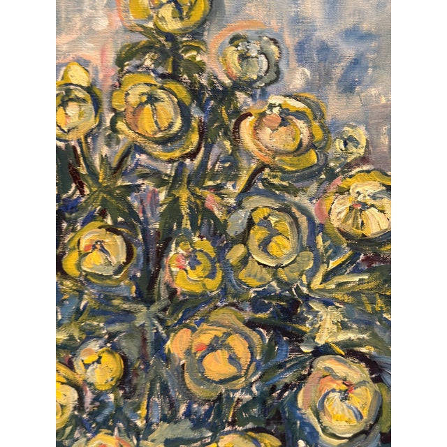 S. Koskinen, Flower, 1978, Oil on Canvas, Framed For Sale - Image 9 of 18