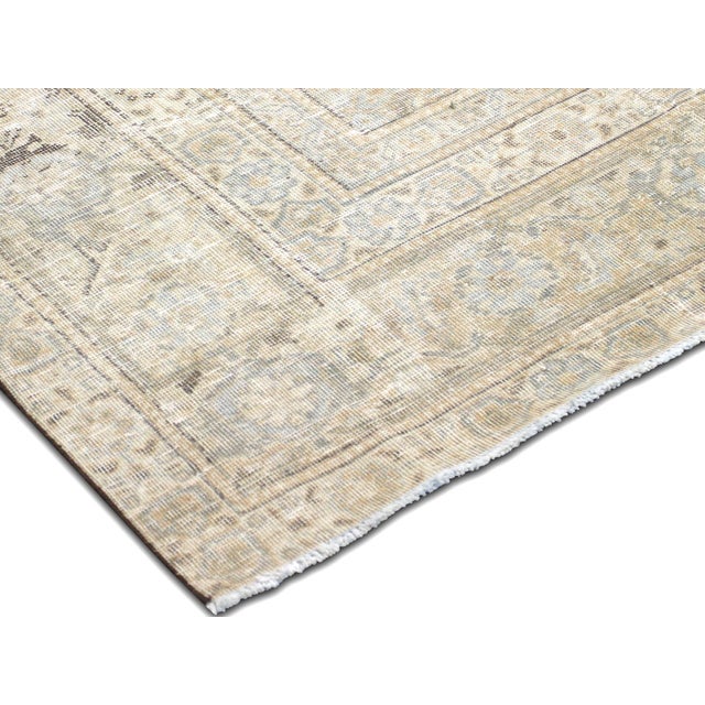 Transitional 1940s Persian Tabriz Rug For Sale - Image 3 of 6