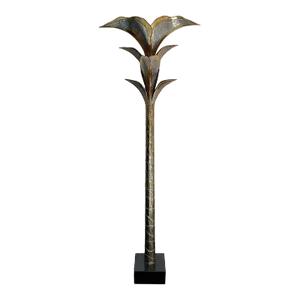 1970s Henri Fernandez Brass Floor Lamp