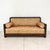 Antique pair of art deco japonisme style sofa. Circa 1920's/30's. Beautiful carved frames, with Greek key and cherry...