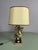Italian Hollywood Regency Porcelain Waterbird Table Lamp with Sculptural Brass Foliage attributed to Giulia Mangani, Italy, 1970s For Sale - Image 4 of 16