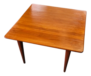 Danish Square Coffee Table in Teak by Mikael Laursen, 1960s
