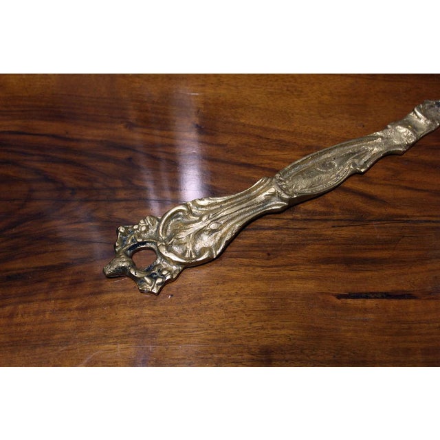 Large Decorative Brass Cutlery Set, Italy, 1950s, Set of 3 For Sale - Image 6 of 16