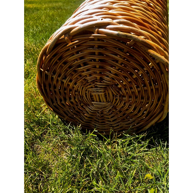 Wood Late 20th Century Ateliers Handwoven Willow Vessel Sculpture For Sale - Image 7 of 12