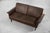 Mid-Century Modern Mid-Century Scandinavian Modern 2-Seater Brown Leather Sofa 3330 by Arne Vodder for Fritz Hansen, 1960s For Sale - Image 3 of 18