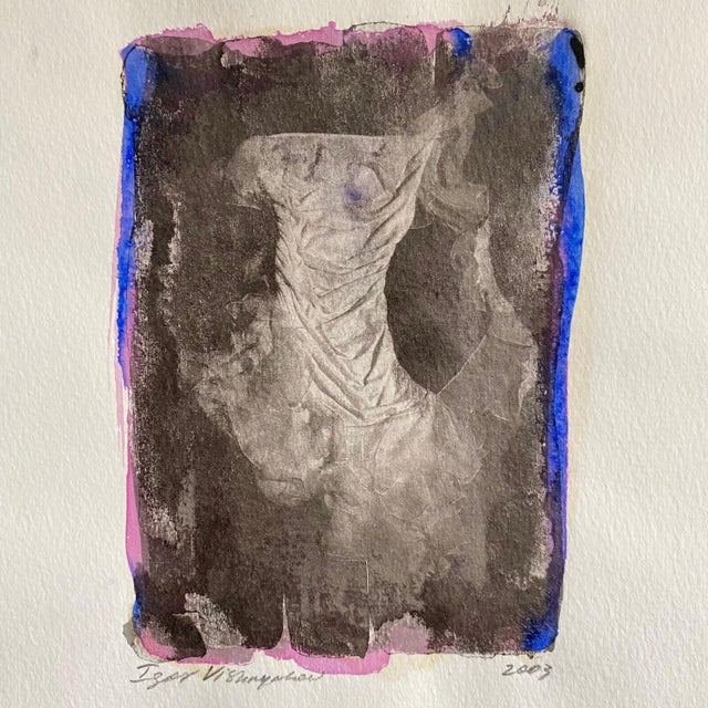 Igor Vishnyakov, Post Soviet Russian Avant Garde Art Photograph Mixed Media Gum Arabic Photo, 2003 For Sale