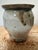 Vintage Art Christensen Signed Studio Art Pottery Utensil Crock - Earthy Celadon & Iron Brushwork For Sale - Image 4 of 10