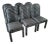 1980s Set of 6 Post Modern Dining Chairs For Sale